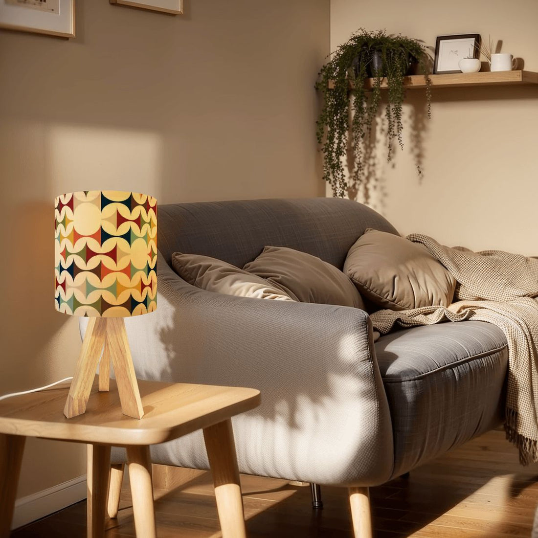 Kate McEnroe New York Scandinavian Danish Mid Century Modern Geometric Tripod Table LampTable Lamps80Hrp8e3Ho