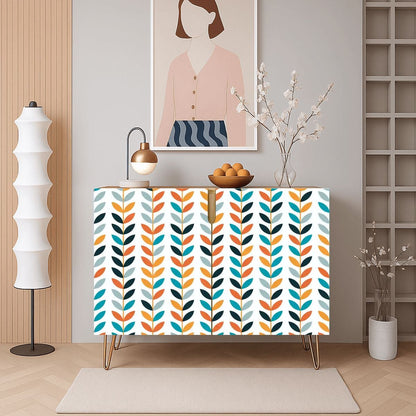 Kate McEnroe New York Scandinavian Danish Mid Century Modern Retro Floral Storage CabinetStorage Cabinetsklq0RSiJJ9