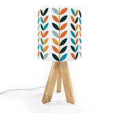Kate McEnroe New York Scandinavian Danish Mid Century Modern Retro Floral Tripod Table LampTable LampsFbn0TmFdwC