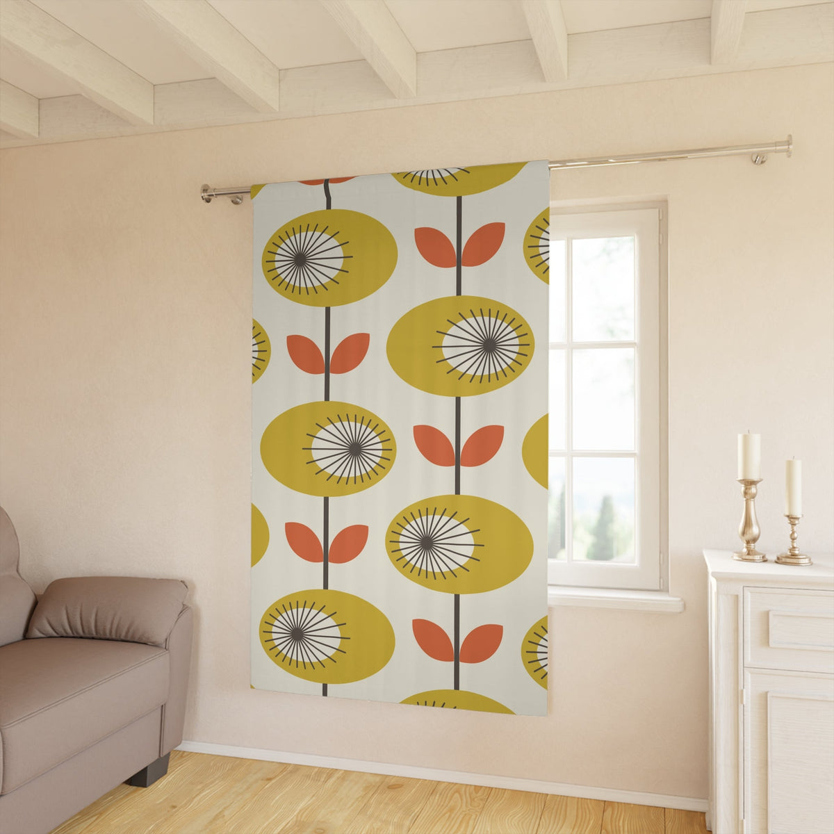Kate McEnroe New York Scandinavian Danish Modern Floral Blackout CurtainsWindow Curtains50296416311021999632