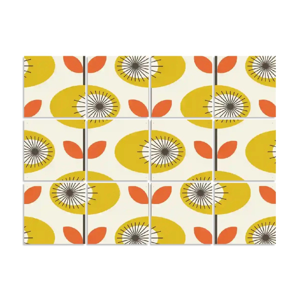 Kate McEnroe New York Scandinavian Danish Modern Floral Room Divider, Mid Century Mod Hanging PartitionRoom DividerszCDnilyiqa