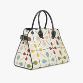 Kate McEnroe New York Scandinavian Danish Modern Floral Satchel Handbag, Retro MCM PurseHandbags3s6loekn_001