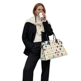Kate McEnroe New York Scandinavian Danish Modern Floral Satchel Handbag, Retro MCM PurseHandbags3s6loekn_001