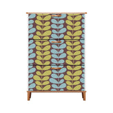 Kate McEnroe New York Scandinavian Danish Modern Floral Shoe Cabinet, Mid Century Storage Accent, Retro Mod FurnitureShoe StorageFcu4BCwdtx