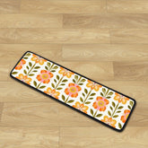 Kate McEnroe New York Scandinavian Danish Modern Floral Stair Treads, Retro Mid Century Stair RugsStair Treads9twGTZAHOr
