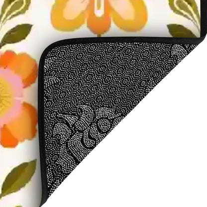 Kate McEnroe New York Scandinavian Danish Modern Floral Stair Treads, Retro Mid Century Stair RugsStair Treads9twGTZAHOr