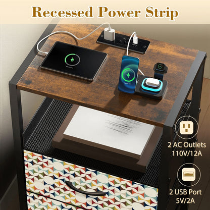 Kate McEnroe New York Scandinavian Danish Modern Geometric Nightstand with StorageNightStandsKEqKrW5ozD