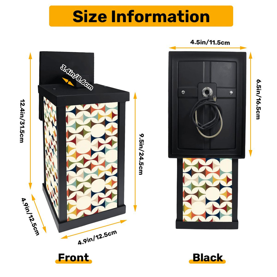 Kate McEnroe New York Scandinavian Danish Modern Outdoor Wall Sconce, Retro Mod Geometric Porch Light, Mid Century Exterior LampOutdoor Wall LightsJFy3AhyaBX