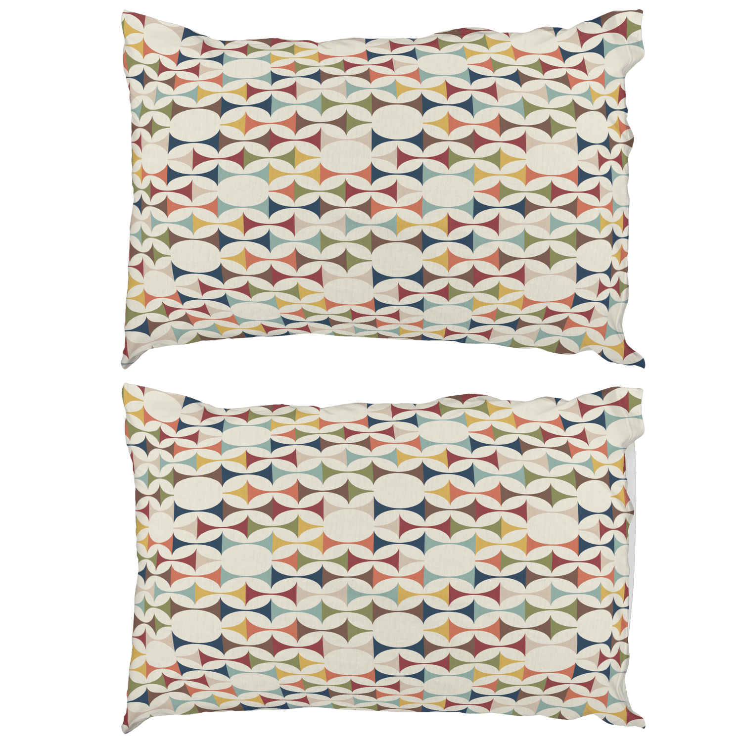 Kate McEnroe New York Scandinavian Danish Modern Pillowcase, Retro Geometric MCM BeddingPillowcases1250