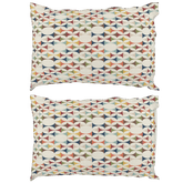 Kate McEnroe New York Scandinavian Danish Modern Pillowcase, Retro Geometric MCM BeddingPillowcases1250