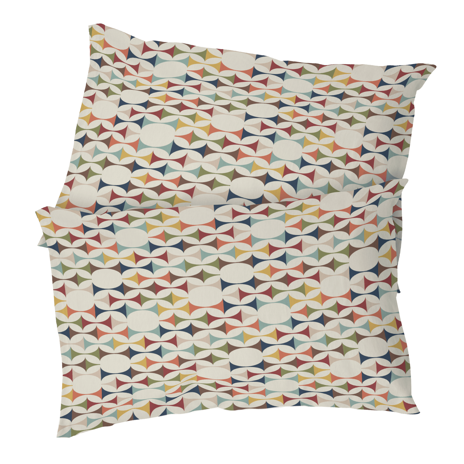 Kate McEnroe New York Scandinavian Danish Modern Pillowcase, Retro Geometric MCM BeddingPillowcases1250