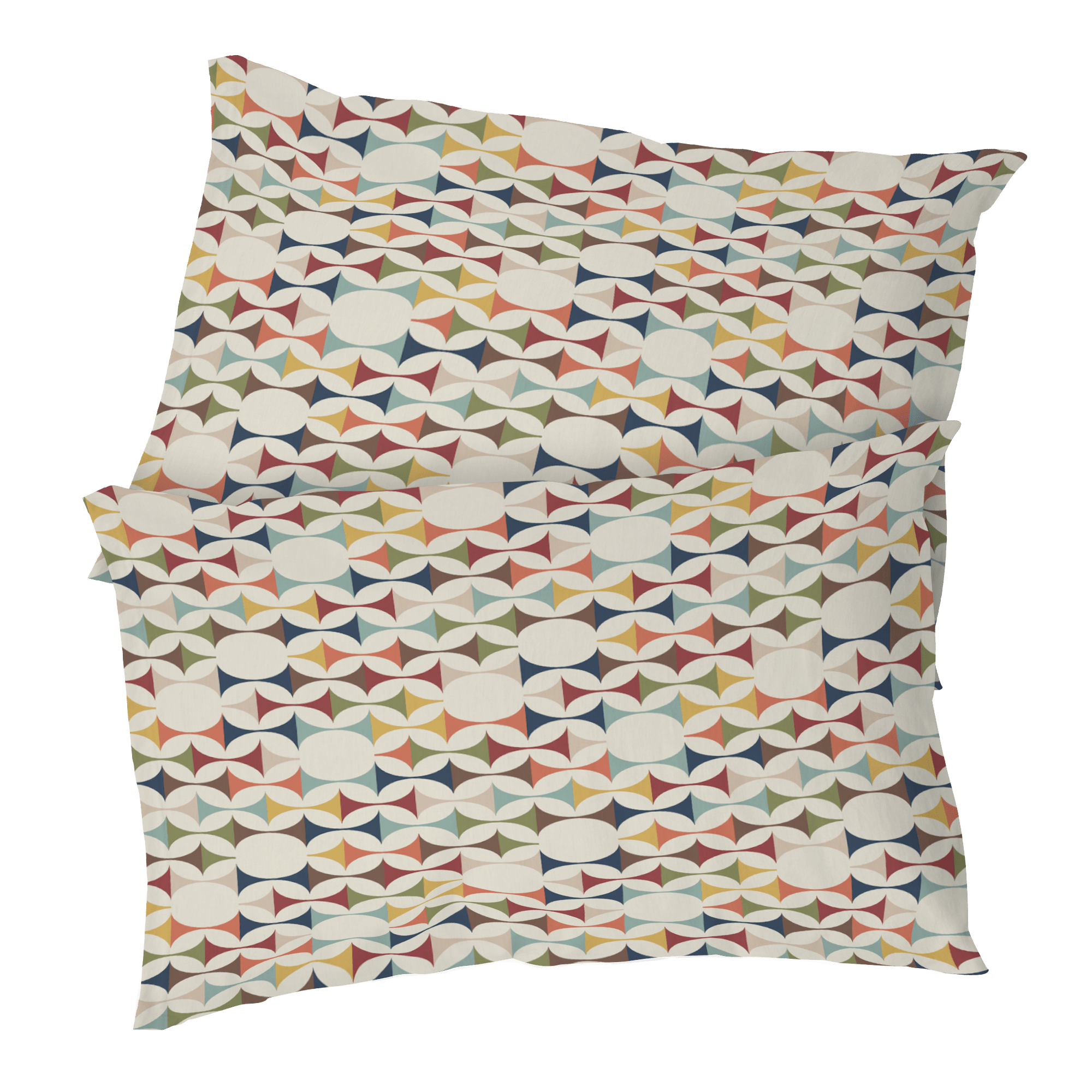 Kate McEnroe New York Scandinavian Danish Modern Pillowcase, Retro Geometric MCM BeddingPillowcases1250