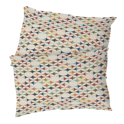 Kate McEnroe New York Scandinavian Danish Modern Pillowcase, Retro Geometric MCM BeddingPillowcases1250