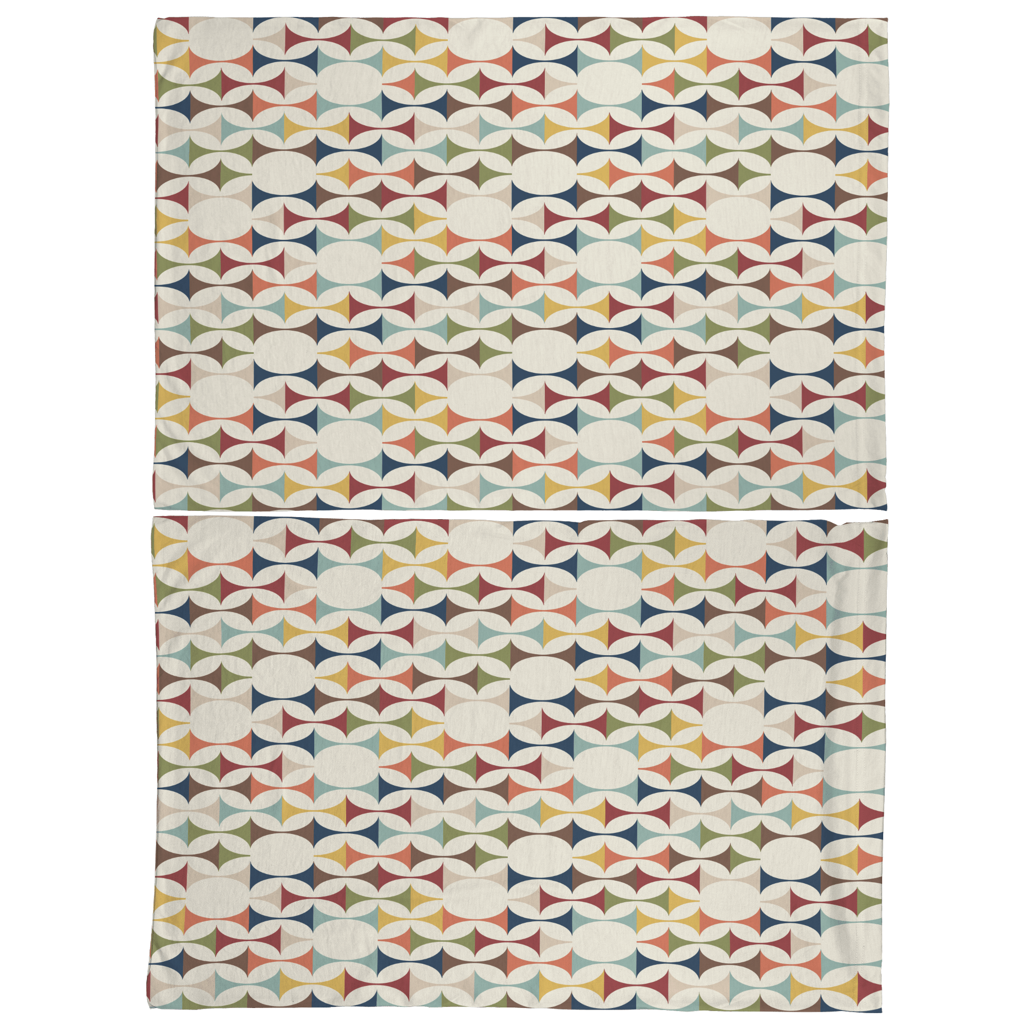 Kate McEnroe New York Scandinavian Danish Modern Pillowcase, Retro Geometric MCM BeddingPillowcases1250