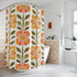 Kate McEnroe New York Scandinavian Floral Danish Modern Shower Curtain, Mid Century Modern Bathroom DecorShower Curtains19467862052776643502