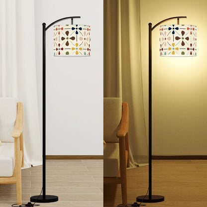 Kate McEnroe New York Scandinavian Floral Mid Century Modern Retro Lamp ShadeLamp ShadescBusSCR6JJ