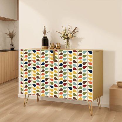 Kate McEnroe New York Scandinavian Floral Retro Mid Century Modern Storage CabinetStorage CabinetsjkVm8bKO3V