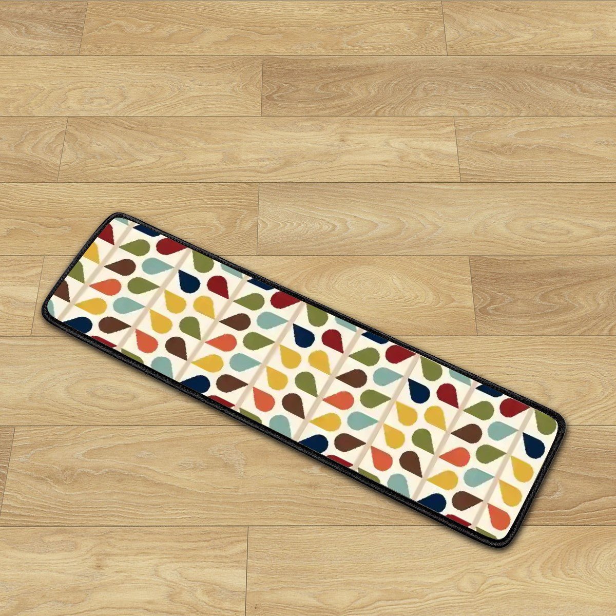 Kate McEnroe New York Scandinavian Floral Stair Treads, Mid Century Modern Retro Non Slip MatStair Treadsuu2ZvREZsr