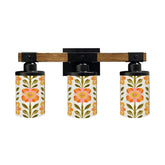 Kate McEnroe New York Scandinavian Floral Vanity Light, Mid Century Modern Bathroom Wall Lamp, Retro Danish 60s Lighting FixtureVanity Light FixturesDmZRUHf3te