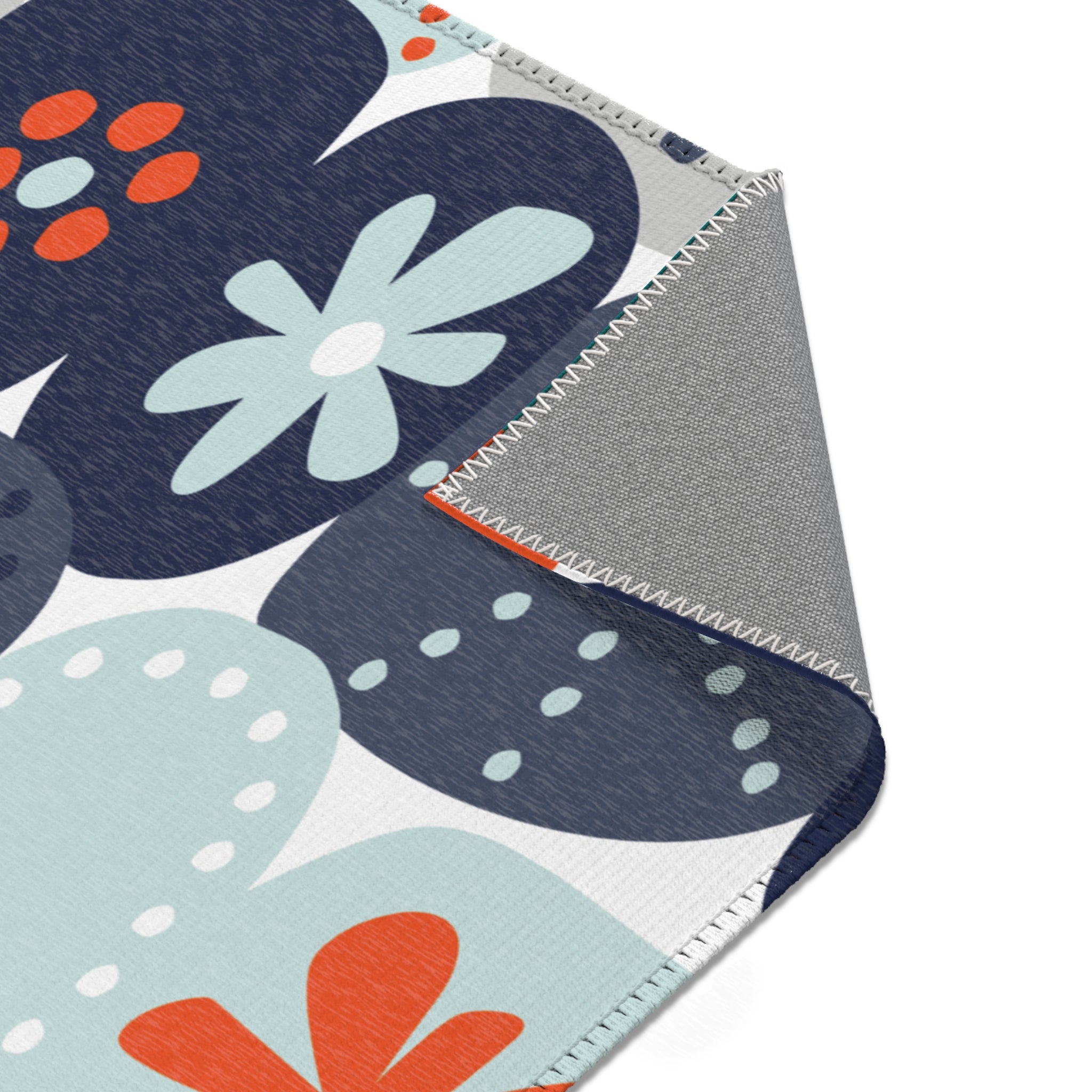 Kate McEnroe New York Scandinavian Hygge Mid Century Floral Area Rug, Danish Modern Retro Geometric CarpetRugs18645182595415721152