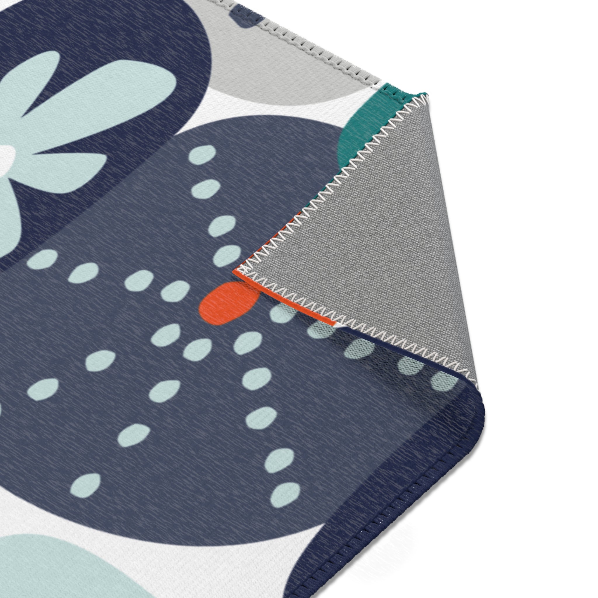Kate McEnroe New York Scandinavian Hygge Mid Century Floral Area Rug, Danish Modern Retro Geometric CarpetRugs18645182595415721152
