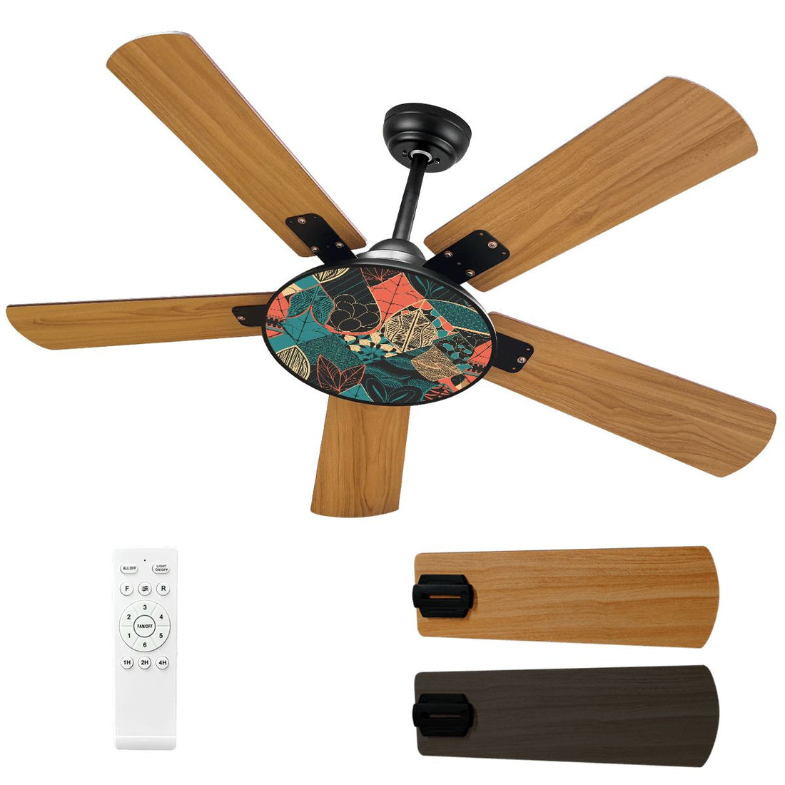 Kate McEnroe New York Scandinavian Mid Century Ceiling Fan, Retro Danish Modern Lighting FixtureCeiling Fans5sQRK8kvTm