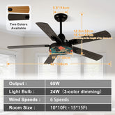 Kate McEnroe New York Scandinavian Mid Century Ceiling Fan, Retro Danish Modern Lighting FixtureCeiling Fans5sQRK8kvTm