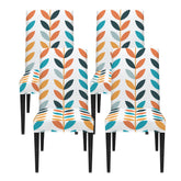 Kate McEnroe New York Scandinavian Mid Century Danish Modern Floral Dining Chair SlipcoversChair SlipcoversD3232974
