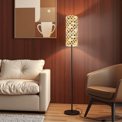 Kate McEnroe New York Scandinavian Mid Century Modern Geometric Cylinder Lamp ShadeLamp ShadesR5wXDyneNl