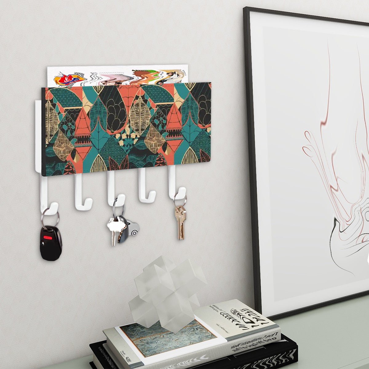 Kate McEnroe New York Scandinavian Mid Century Modern Key Holder Wall Mount Entryway OrganizerKey Holder Wall MountogoSwzNMnY