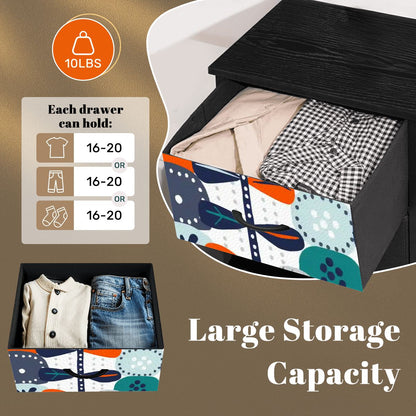 Kate McEnroe New York Scandinavian Mid Century Modern Nordic Floral DresserDressersaAfobvuZ1h