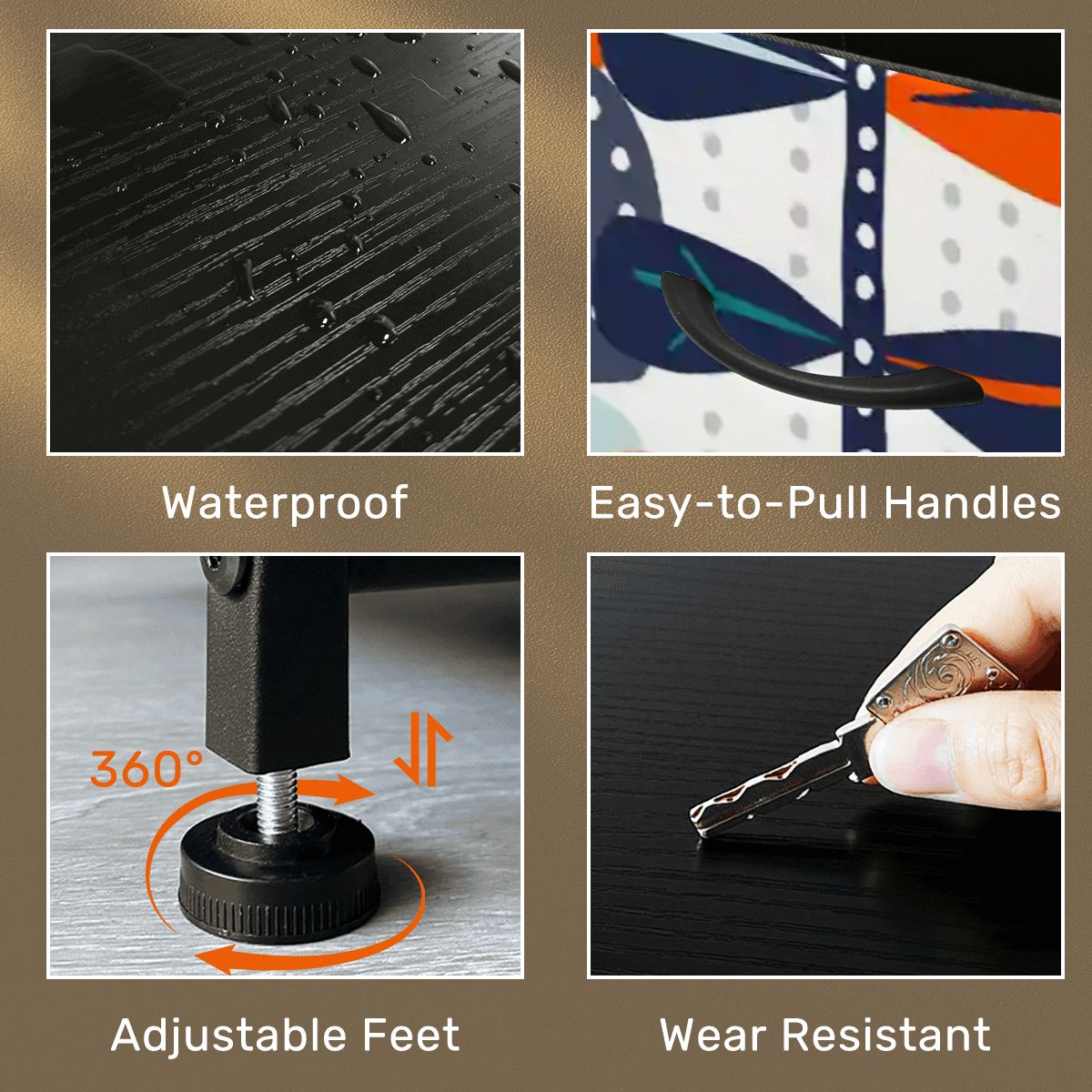 Kate McEnroe New York Scandinavian Mid Century Modern Nordic Floral DresserDressersaAfobvuZ1h