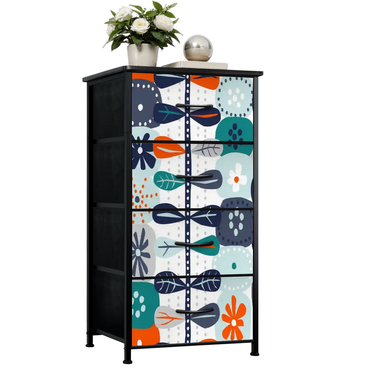 Kate McEnroe New York Scandinavian Mid Century Modern Nordic Floral DresserDressersaAfobvuZ1h