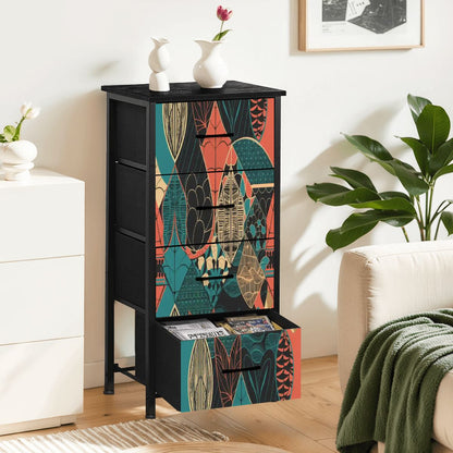 Kate McEnroe New York Scandinavian Mid Century Modern Retro Floral Storage DresserDressers8kLCkFbuhz