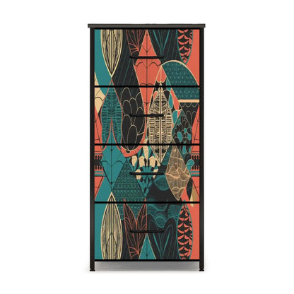 Kate McEnroe New York Scandinavian Mid Century Modern Retro Floral Storage DresserDressers8kLCkFbuhz