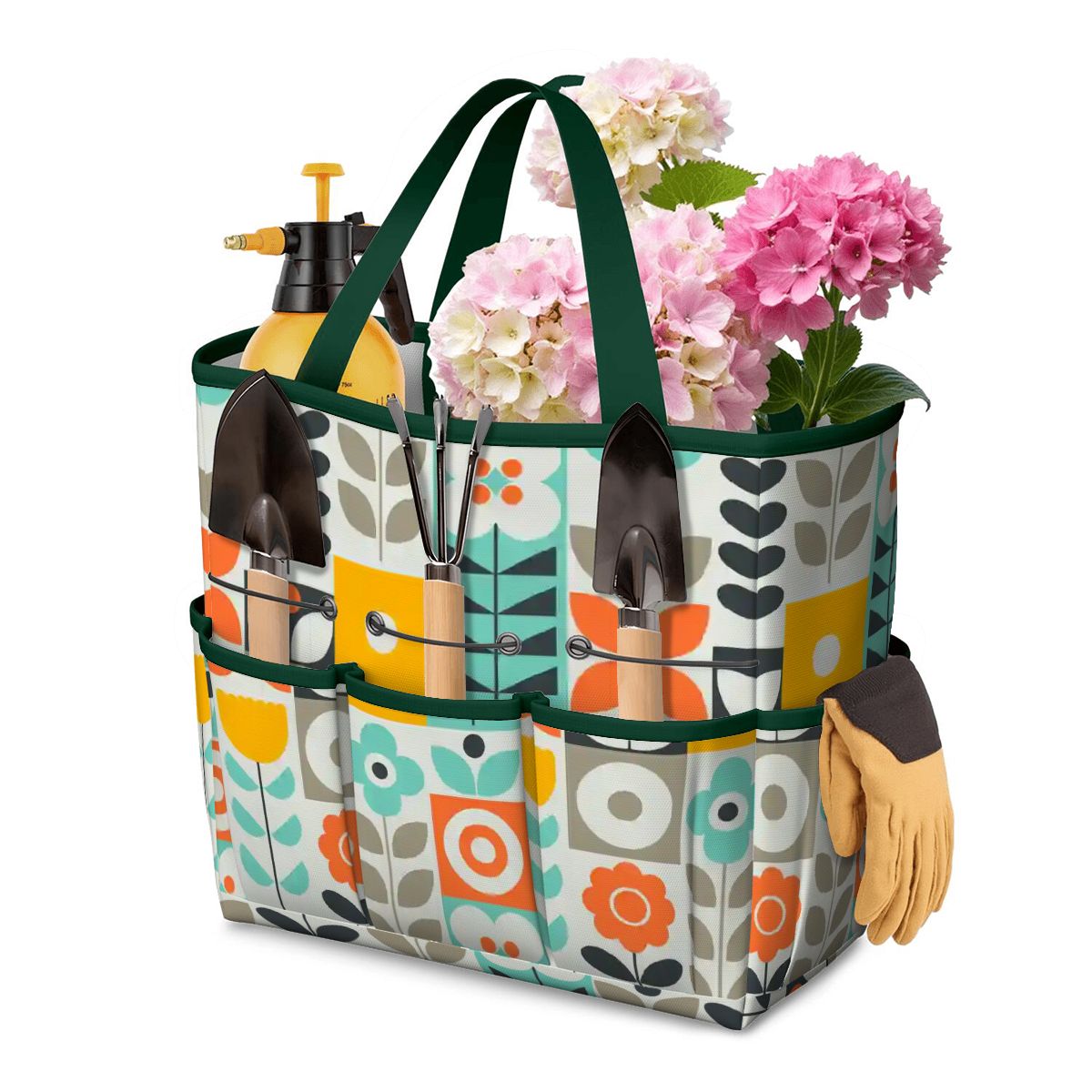 Kate McEnroe New York Scandinavian Mod Floral Mid Century Modern Garden Tool BagGarden Tool Bag0uSqlg2eIX