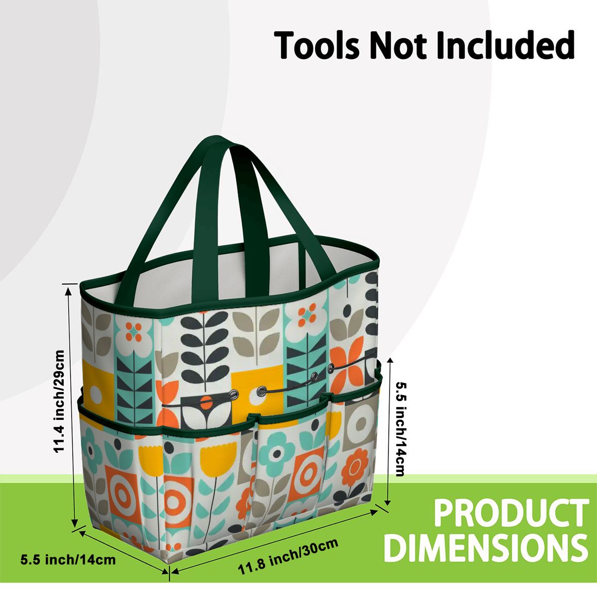 Kate McEnroe New York Scandinavian Mod Floral Mid Century Modern Garden Tool BagGarden Tool BagGUwZMXaOTP