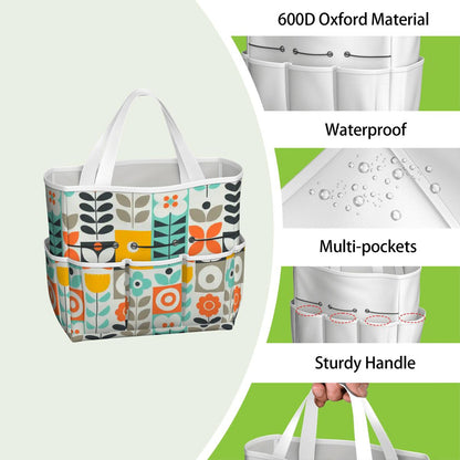 Kate McEnroe New York Scandinavian Mod Floral Mid Century Modern Garden Tool BagGarden Tool BagGUwZMXaOTP