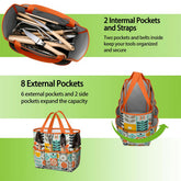 Kate McEnroe New York Scandinavian Mod Floral Mid Century Modern Garden Tool BagGarden Tool BagGUwZMXaOTP