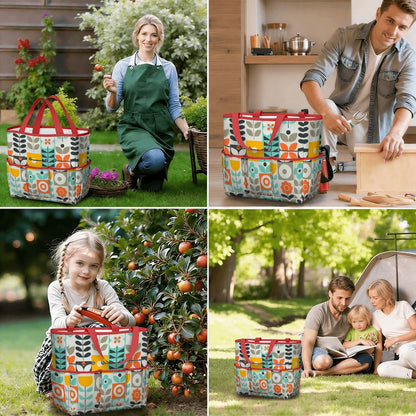 Kate McEnroe New York Scandinavian Mod Floral Mid Century Modern Garden Tool BagGarden Tool BagGUwZMXaOTP