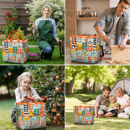 Kate McEnroe New York Scandinavian Mod Floral Mid Century Modern Garden Tool BagGarden Tool BagGUwZMXaOTP