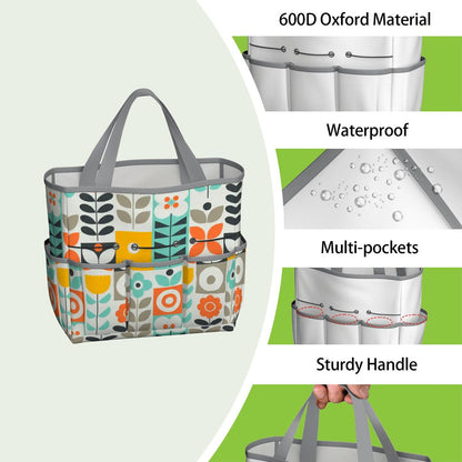 Kate McEnroe New York Scandinavian Mod Floral Mid Century Modern Garden Tool BagGarden Tool BagGUwZMXaOTP