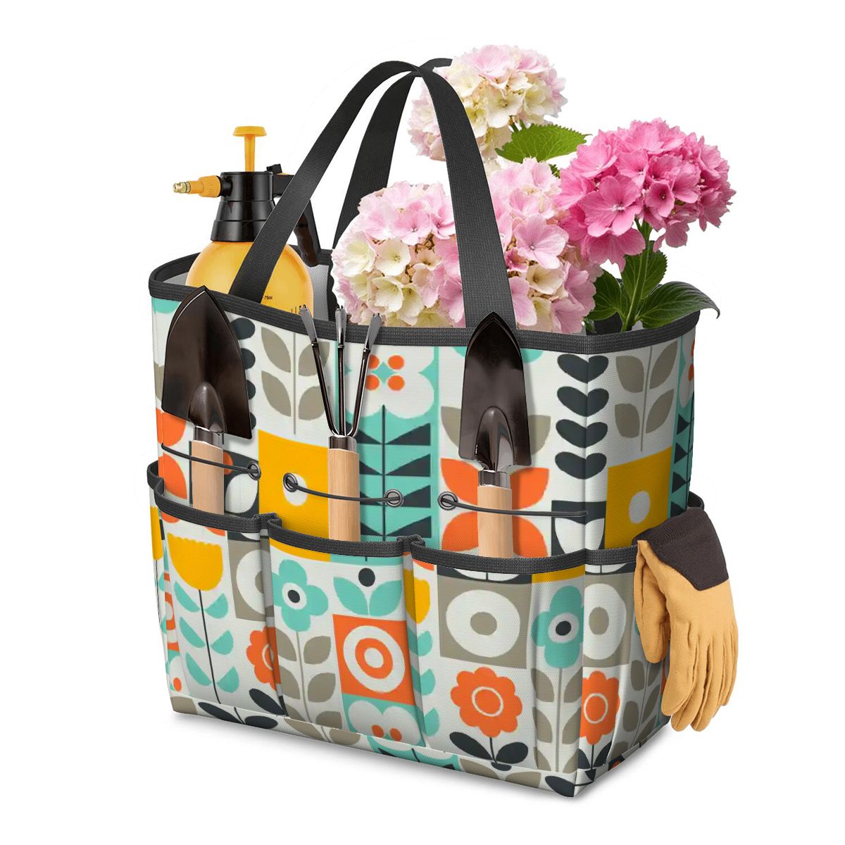 Kate McEnroe New York Scandinavian Mod Floral Mid Century Modern Garden Tool BagGarden Tool BagQSsLPvoJeB