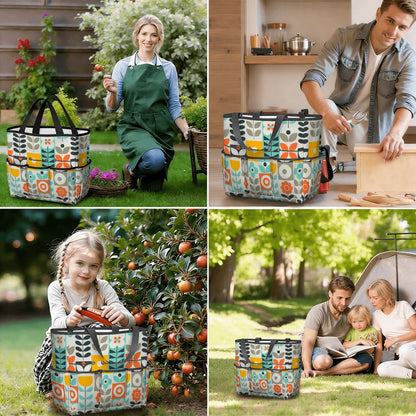 Kate McEnroe New York Scandinavian Mod Floral Mid Century Modern Garden Tool BagGarden Tool BagQSsLPvoJeB