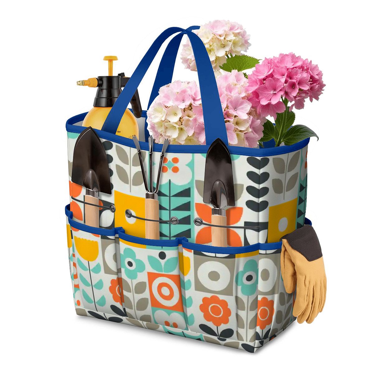Kate McEnroe New York Scandinavian Mod Floral Mid Century Modern Garden Tool BagGarden Tool BagRpvoMzbVgb
