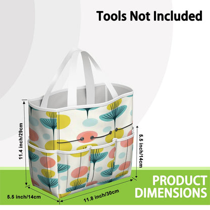 Kate McEnroe New York Scandinavian Modern Abstract Floral Mid Century Garden Tool BagGarden Tool BageOUO4un0lx