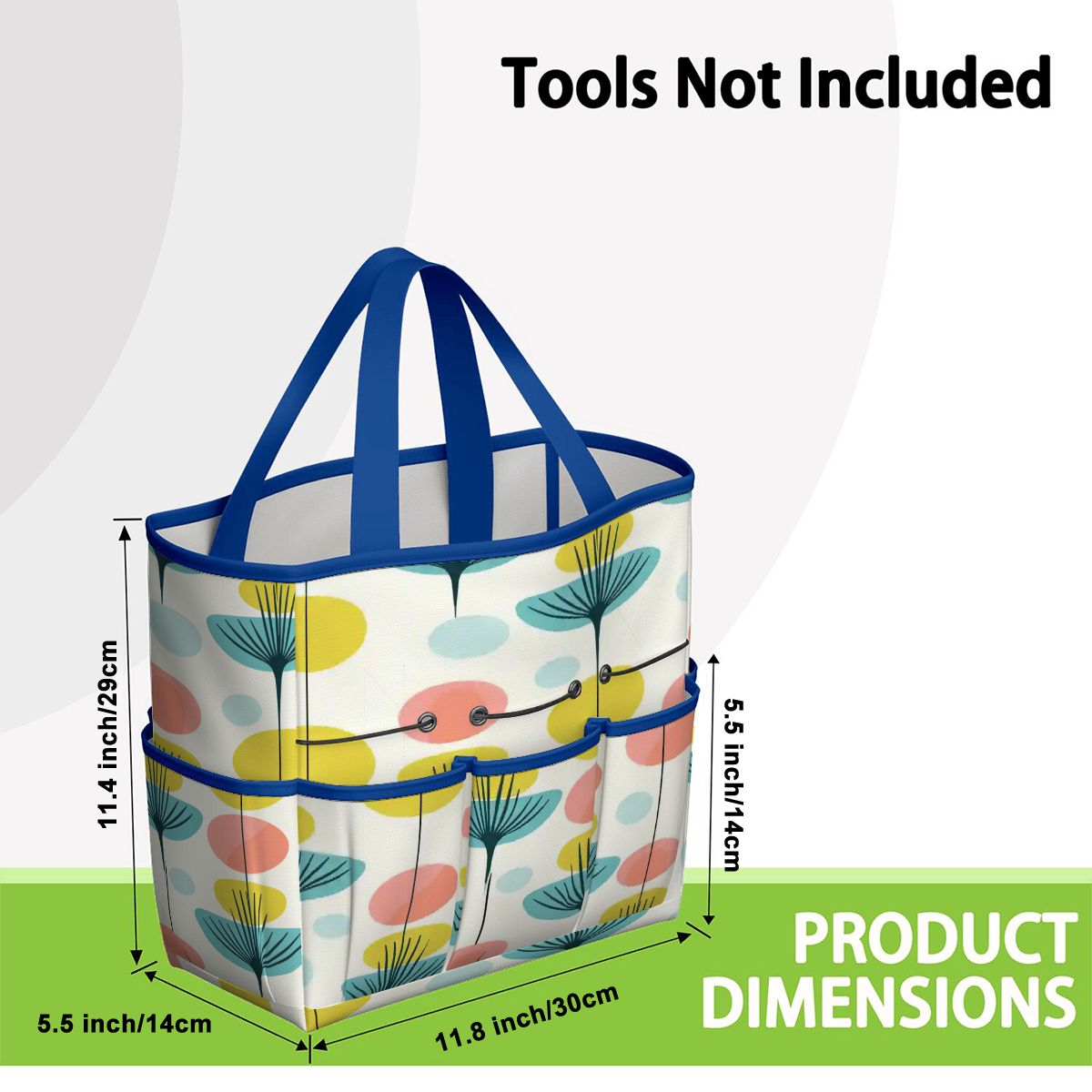 Kate McEnroe New York Scandinavian Modern Abstract Floral Mid Century Garden Tool BagGarden Tool BageOUO4un0lx