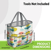 Kate McEnroe New York Scandinavian Modern Abstract Floral Mid Century Garden Tool BagGarden Tool BageOUO4un0lx