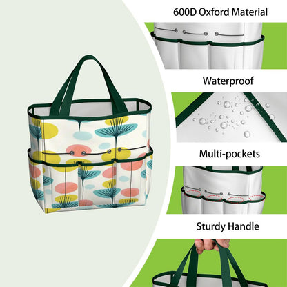 Kate McEnroe New York Scandinavian Modern Abstract Floral Mid Century Garden Tool BagGarden Tool BageOUO4un0lx