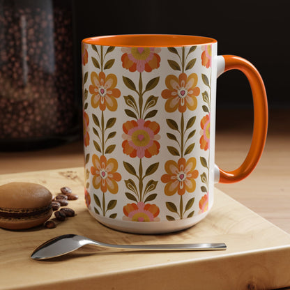 Kate McEnroe New York Scandinavian Modern Danish Floral Accent Coffee MugMugs25032127621192560114